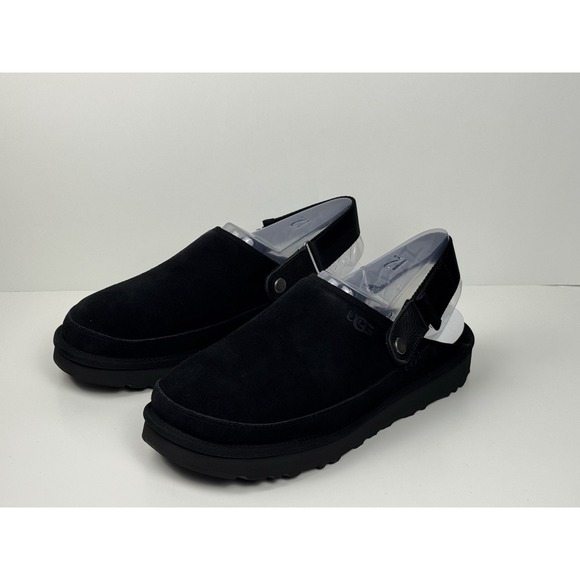 UGG Goldencoast Clog Men's Size 11 Sandal Black Suede M/1142172 - Picture 4 of 5